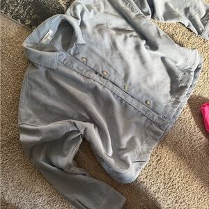 Madewell Light blue Button-Up Corduroy Jacket